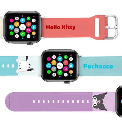 Cartoon Characters Peek Watch Strap Wristbands for Apple Watch