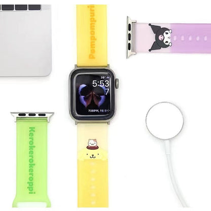 Cartoon Characters Peek Watch Strap Wristbands for Apple Watch