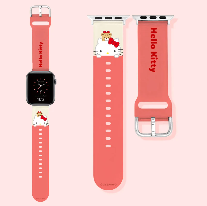 Cartoon Characters Peek Watch Strap Wristbands for Apple Watch