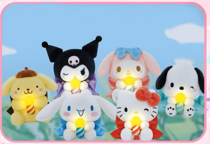 Coffret aveugle en peluche avec dessin animé Joyeux anniversaire