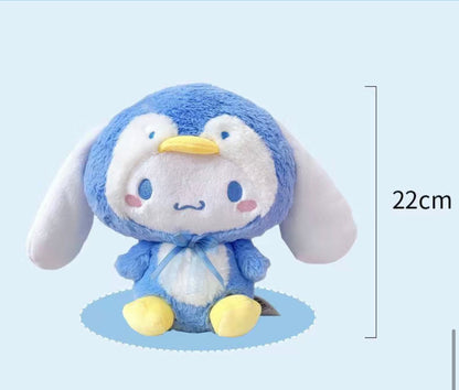 Poupée en peluche pingouin Pocha et Cinna SK572