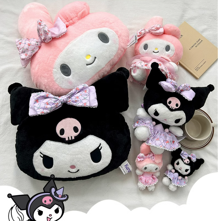 Poupée en peluche Melo et Kuro Flower SK589