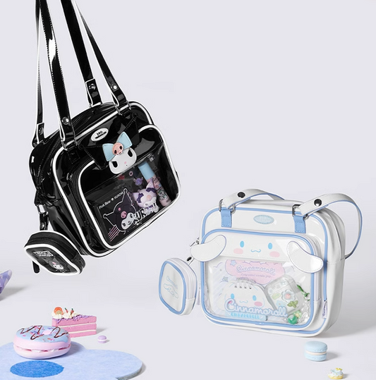 Sac à main transparent de dessin animé