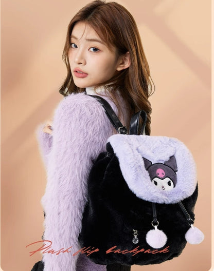 Flauschiger Kawaii-Rucksack