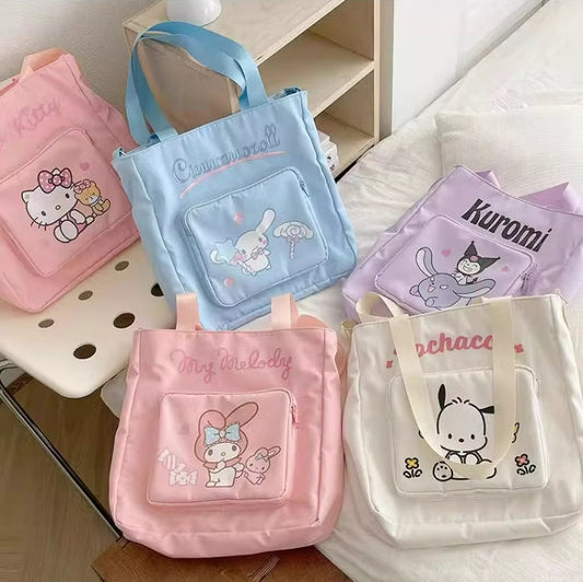 Sac à bandoulière double couche Kawaii