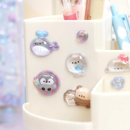 Bunte Tier-DIY-Dekoaufkleber