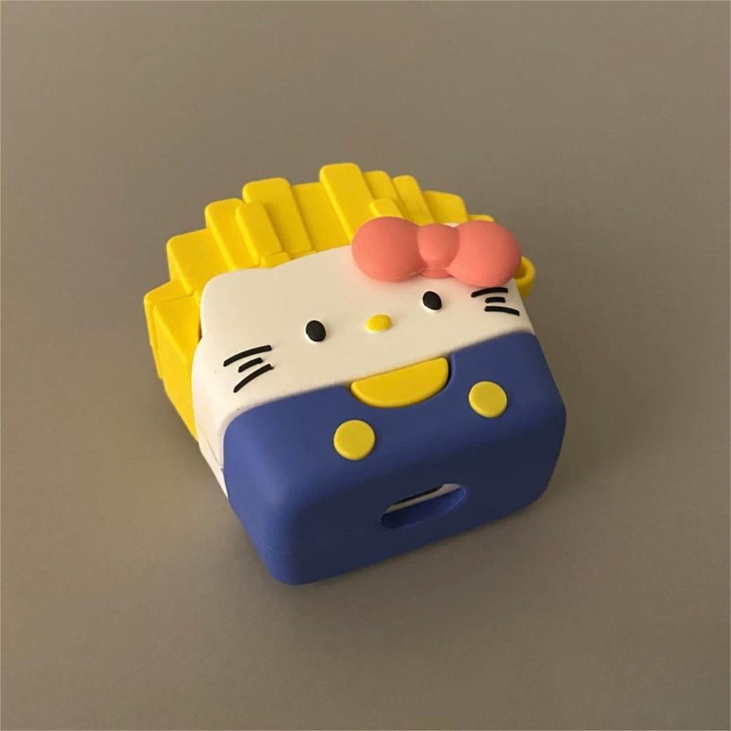 Chic Kitty French Fries Earphone Case