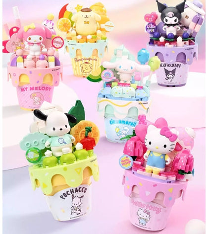 Cartoon Ice cream Cone Building Blocks