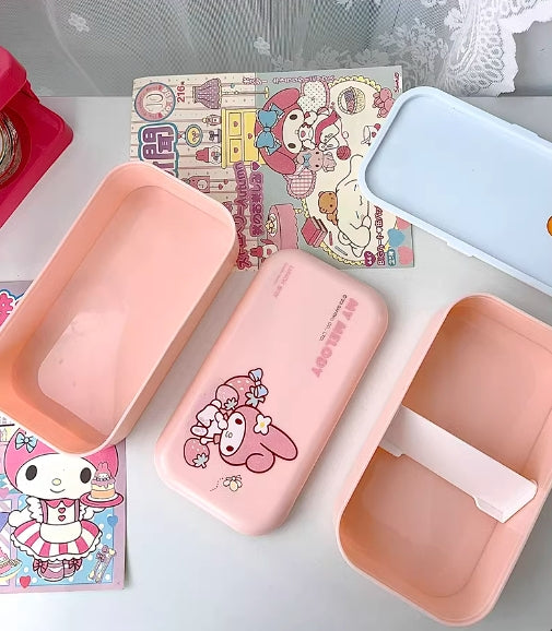 Cartoon Double Layer Lunch Box SK583