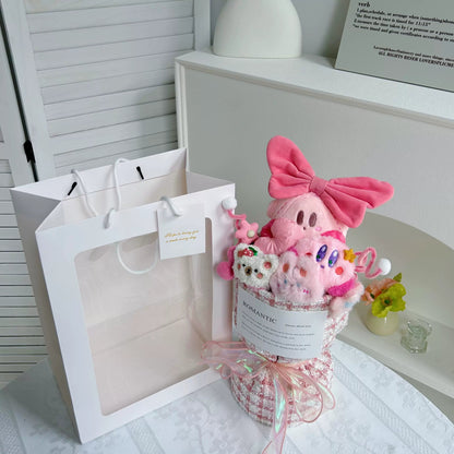 Bouquet de fleurs en peluche Kawaii