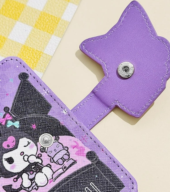 Sac porte-cartes de dessin animé Kawaii