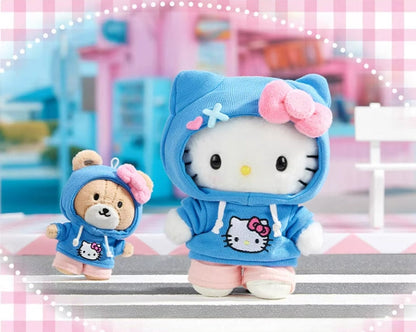 Kawaii Citywalk Anhänger Plüsch Schlüsselanhänger Brosche Set SK560