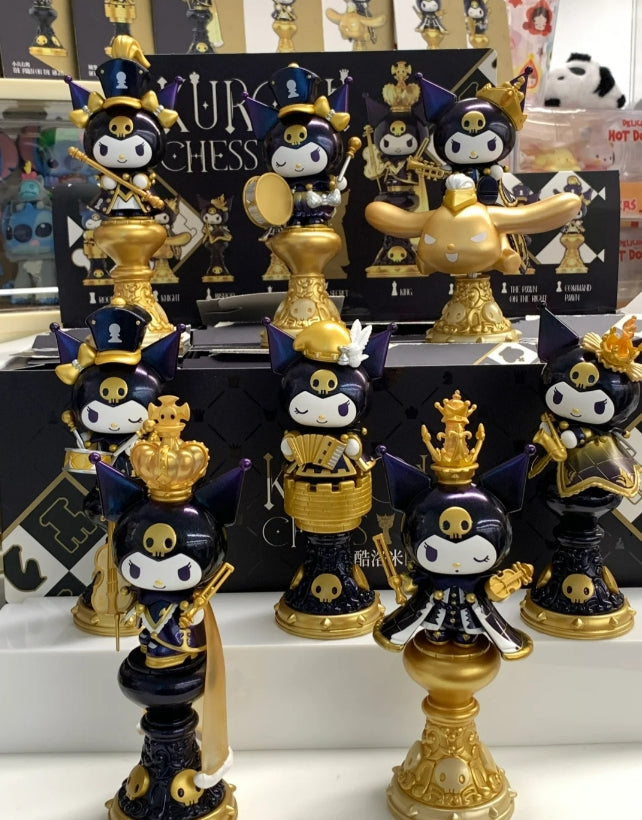 Coffret aveugle figurine d'échecs Kuro doré