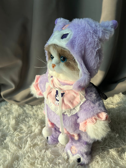 Jouet en peluche mignon de chat Ragdoll 13,3 pouces