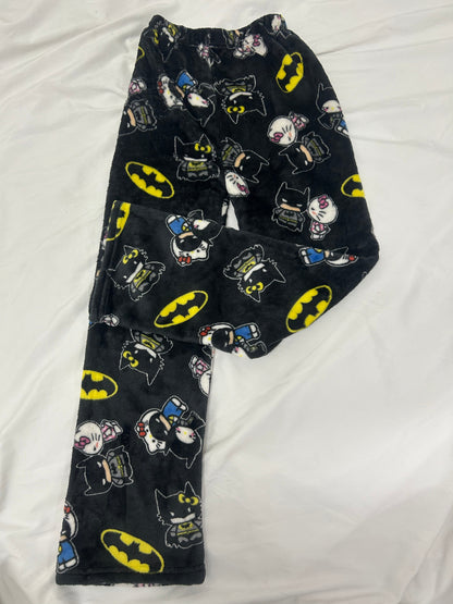 Kitty Batman Fuzzy Pajama Pants