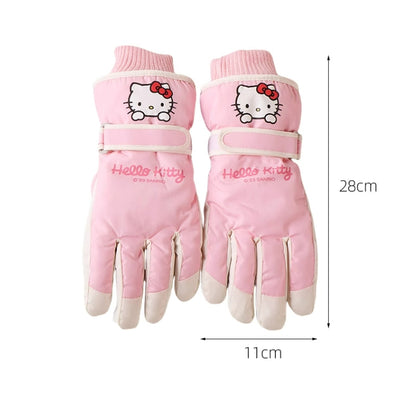 Kitty Winter Snow Gloves Waterproof