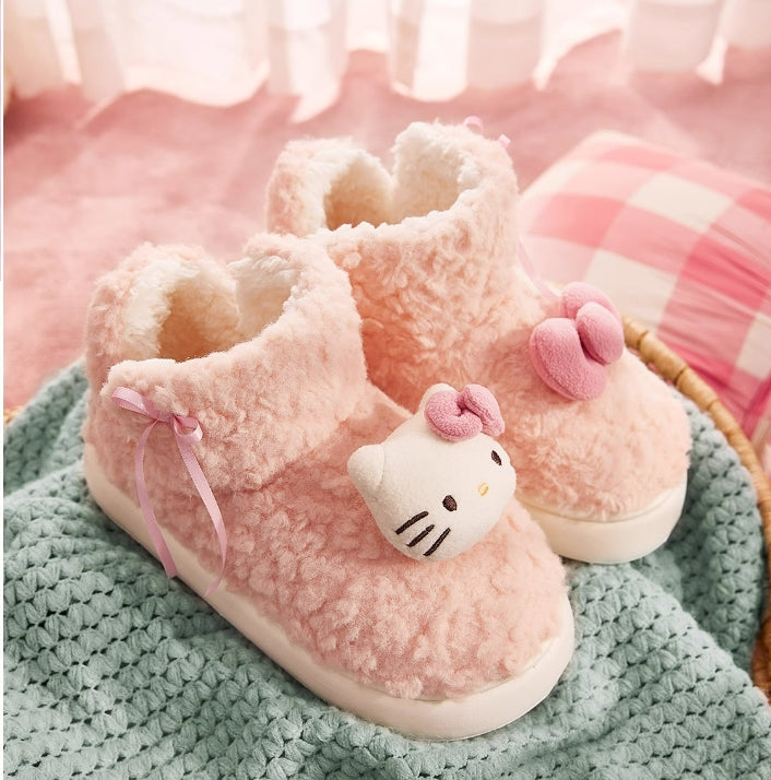 Kitty Boots Shoes Winter House Slippers