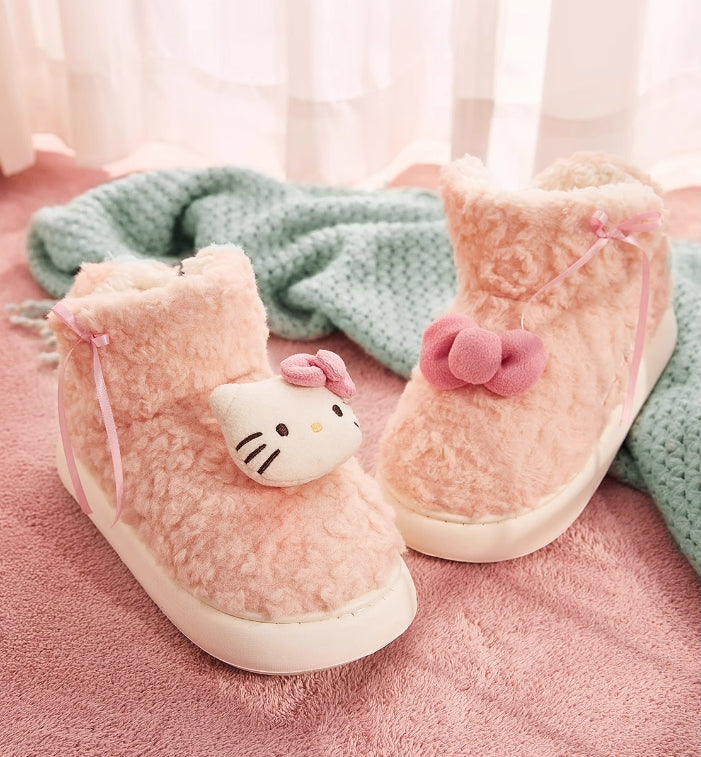 Kitty Boots Shoes Winter House Slippers