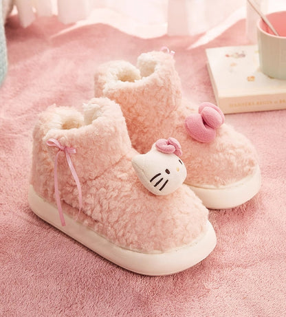 Kitty Boots Shoes Winter House Slippers