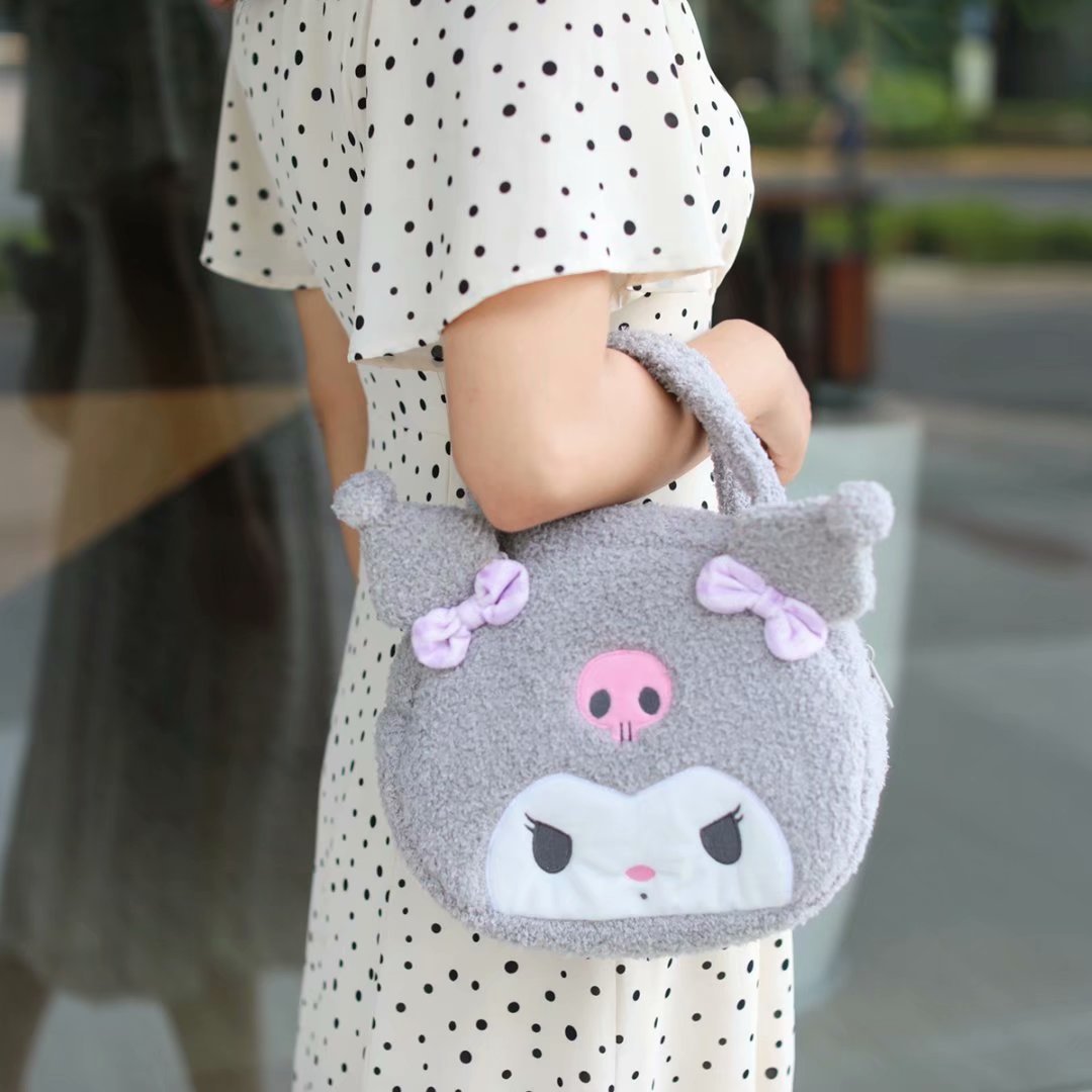 Sac à bandoulière en peluche Melo