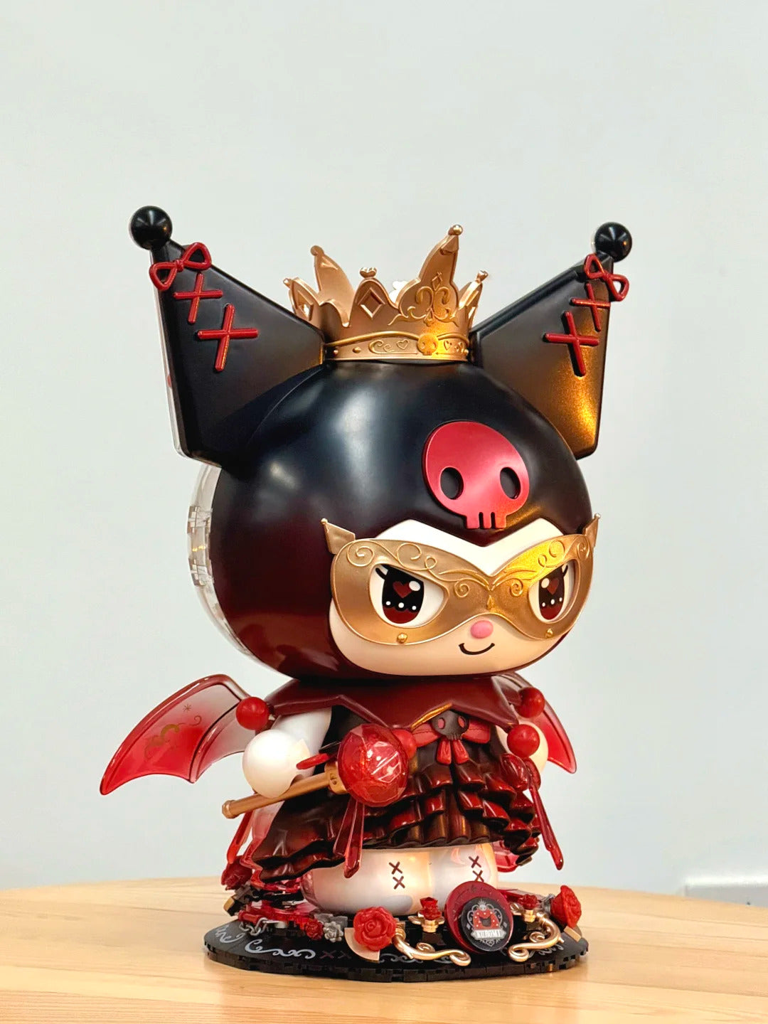 450+Pcs Night Blocks Dark Figure Building Kuromi Castle