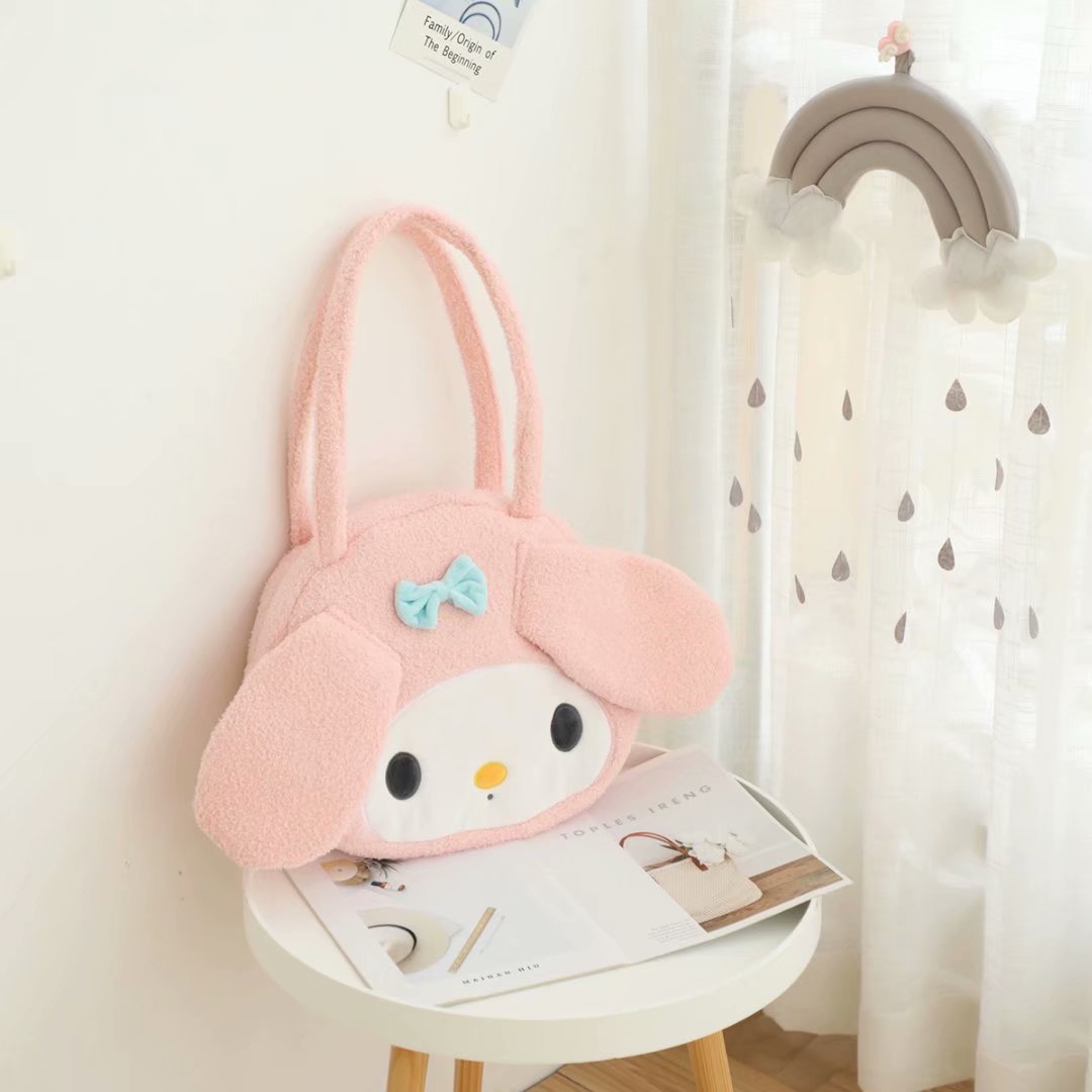 Sac à bandoulière en peluche Melo