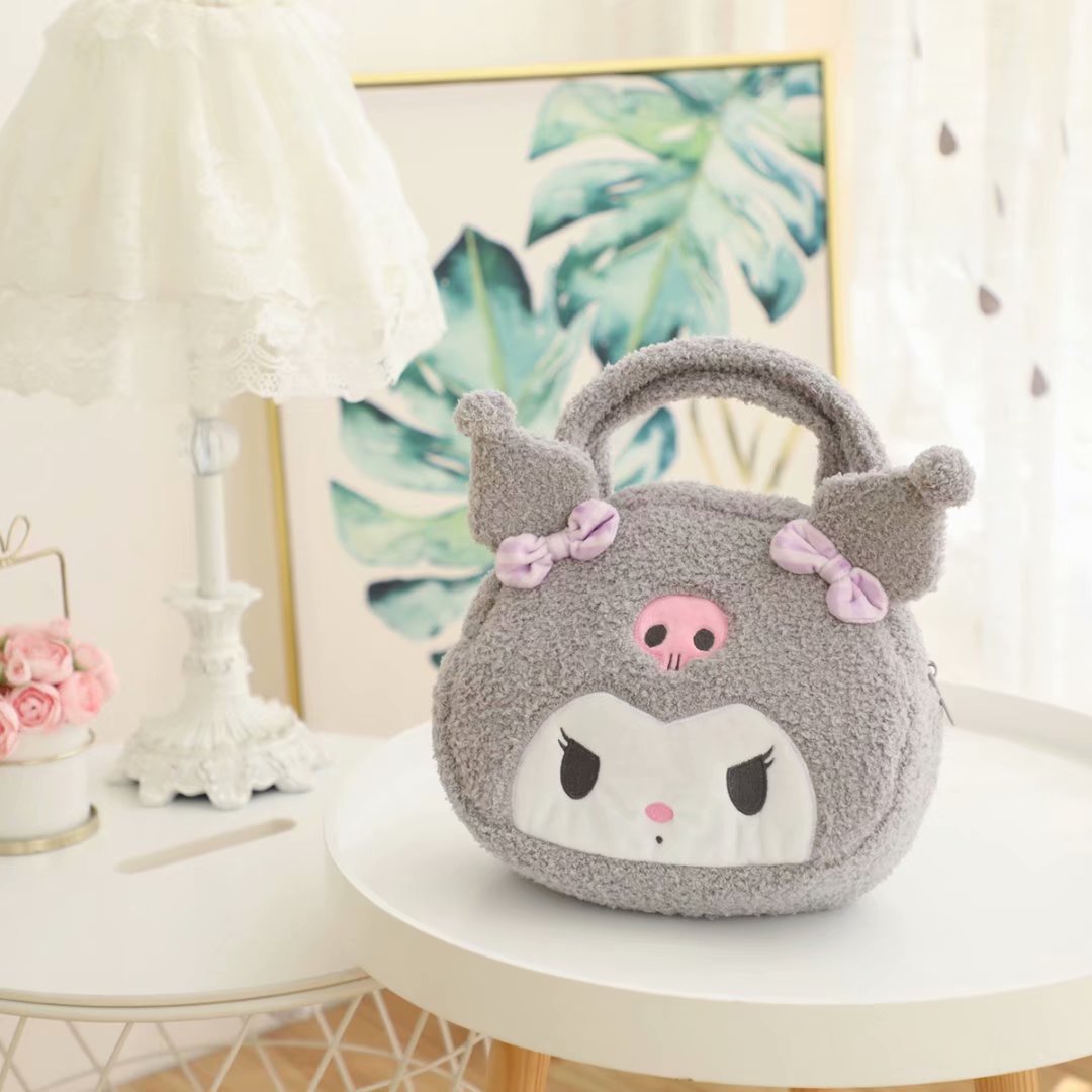 Sac à bandoulière en peluche Melo