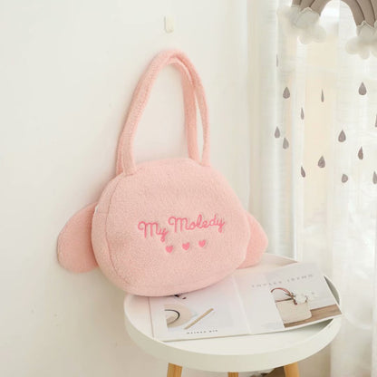 Sac à bandoulière en peluche Melo