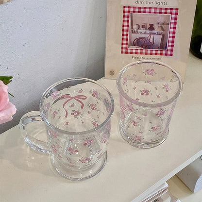 Bow Flowers Glasbecher und Schale - Kimi