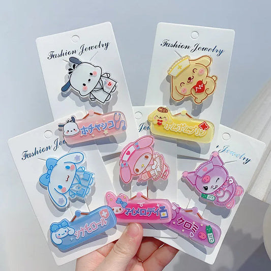 Cartoon Hair clip Set Doctor Design