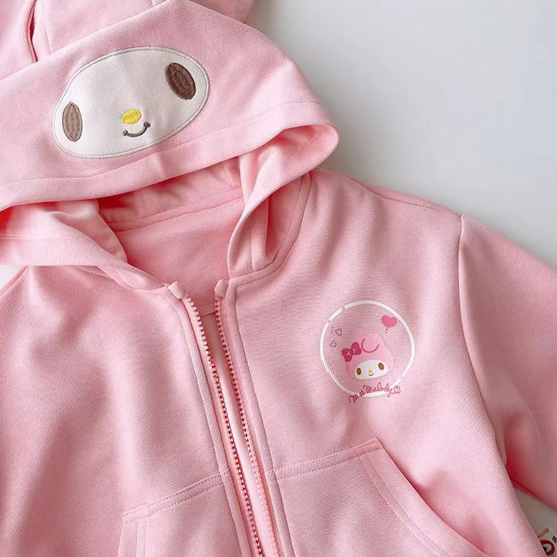 Kawaii Anime Kinder Reißverschluss Kapuzenjacke KI593