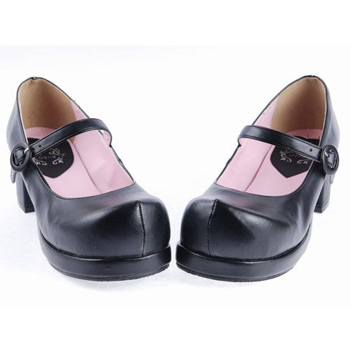 Minimalist Strap Platform Shoes for Lolita Fashion