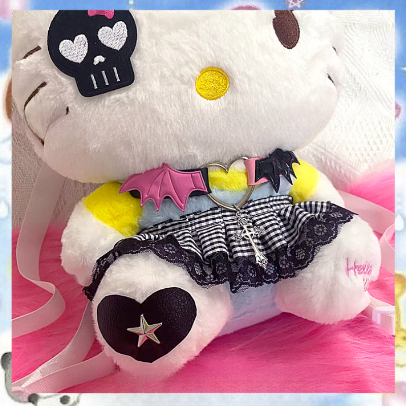 Y2K Kitty Bow Star Backpack KI509