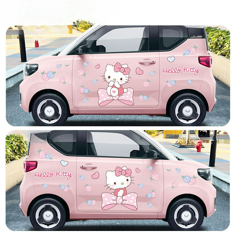 Cartoon Kitty Car Stickers KI404