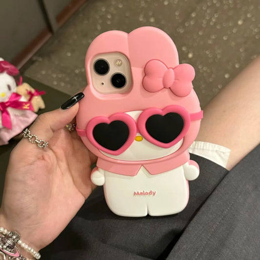 Coque de téléphone Kawaii Melo et Kuro KI249