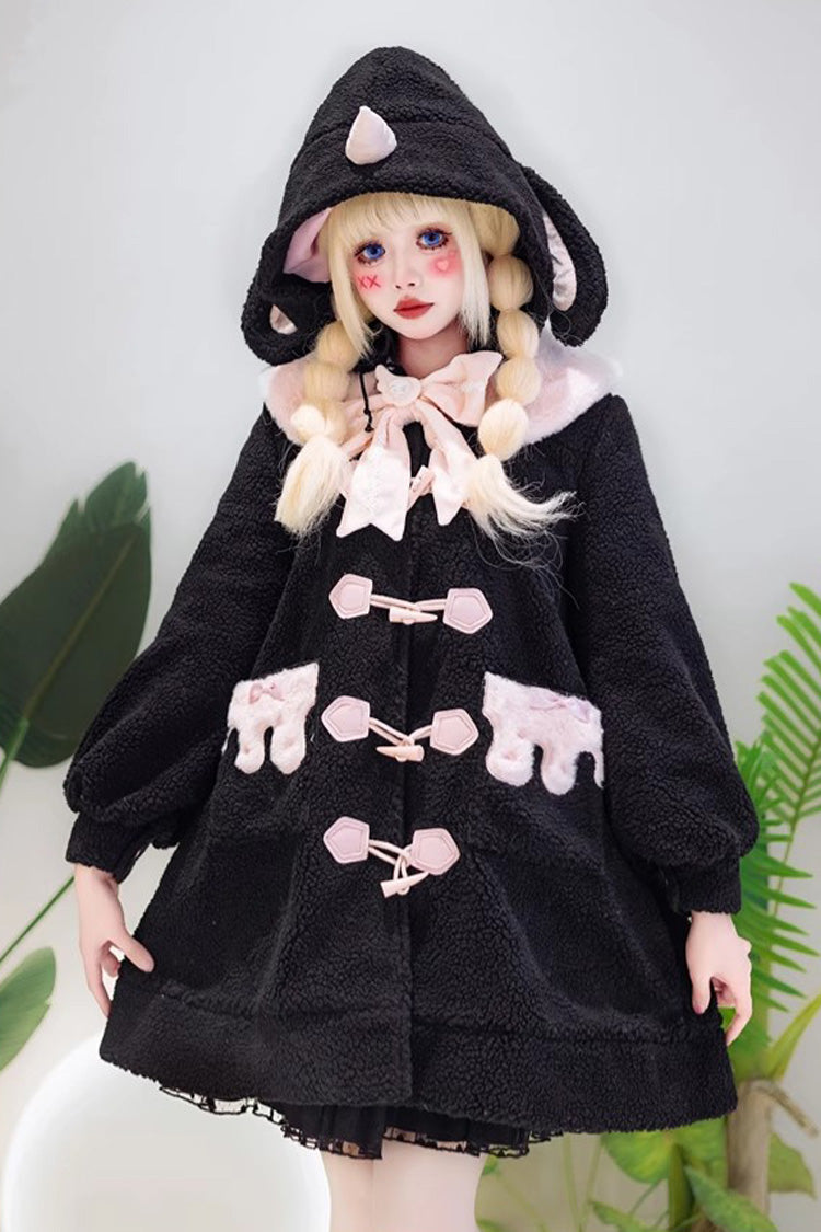 Unicorn Bowknot Long Coat with Long Sleeves for Sweet Lolita Style