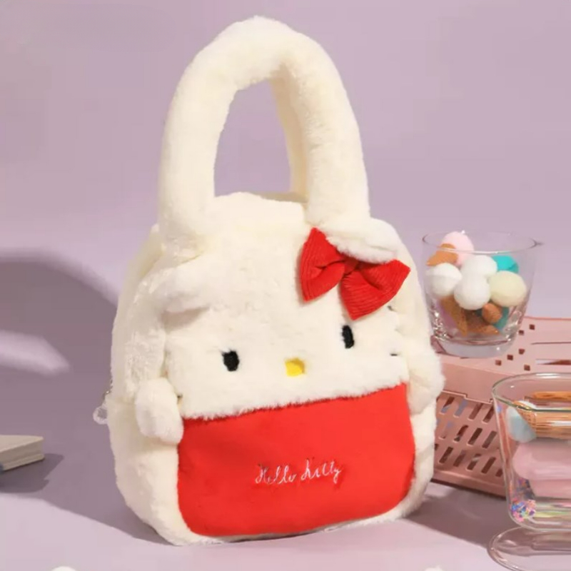 Sac à bandoulière en peluche avec personnage - Lovesickdoe