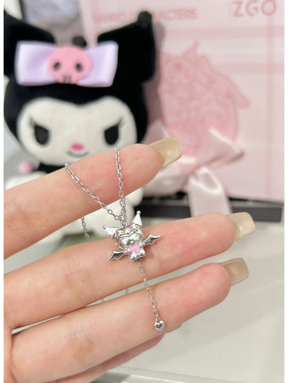 Kuro and Kitty Love Angel Necklace