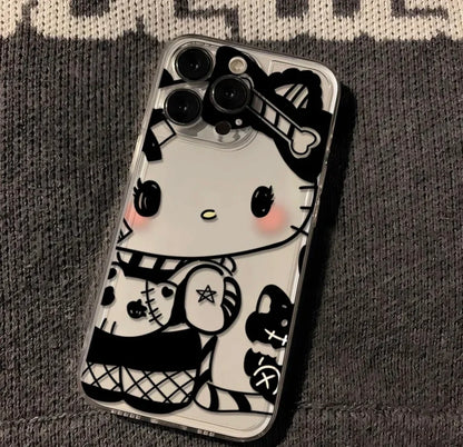 Coque de téléphone transparente Kitty Kuro Dark Angel