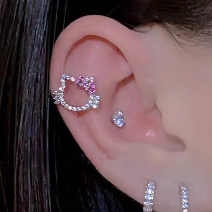 Sparkling Kitty Whisper Ear Cuff Set