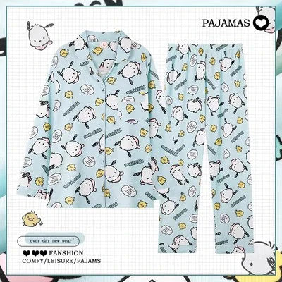 Pochacco Long Top Set Pajama Pants Sleeve �C