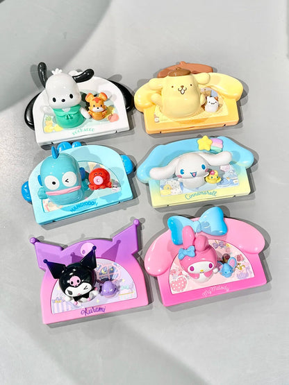 Boîte aveugle d'aimants pour réfrigérateur Kawaii My Home