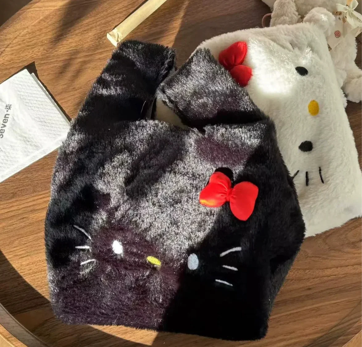 Kitty Face Fuzzy Bag