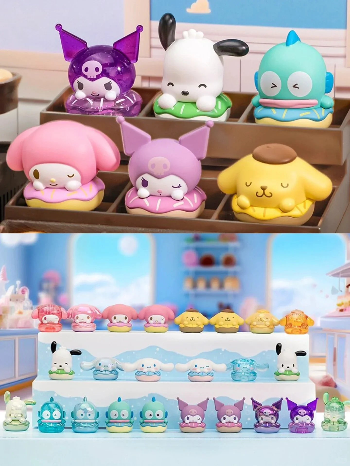 Boîte aveugle de beignets Kawaii (6 pièces dans un sac)