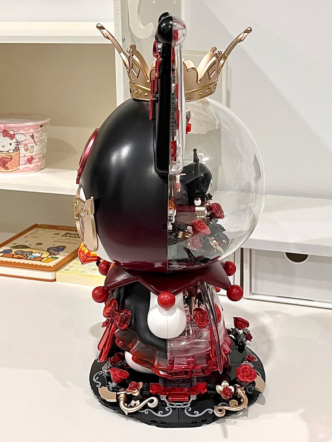 450+Pcs Night Blocks Dark Figure Building Kuromi Castle