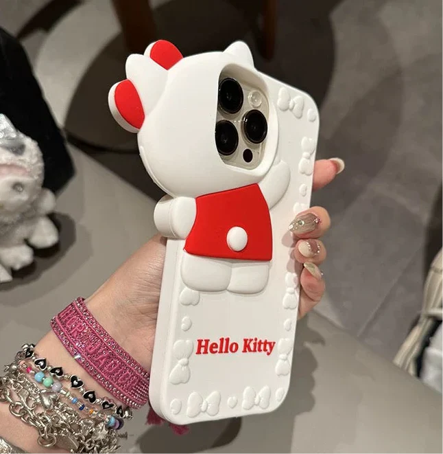 Kitty Hide-and-Seek Paradise Silicone Phone Case