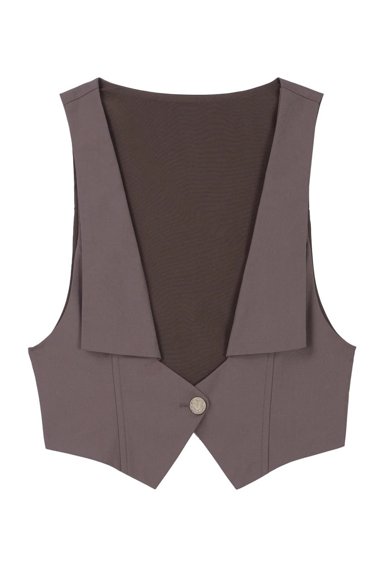 Chocolate Handsome Ouji Vest - Little Detective