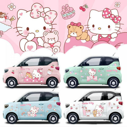 Cartoon Kitty Car Stickers KI404