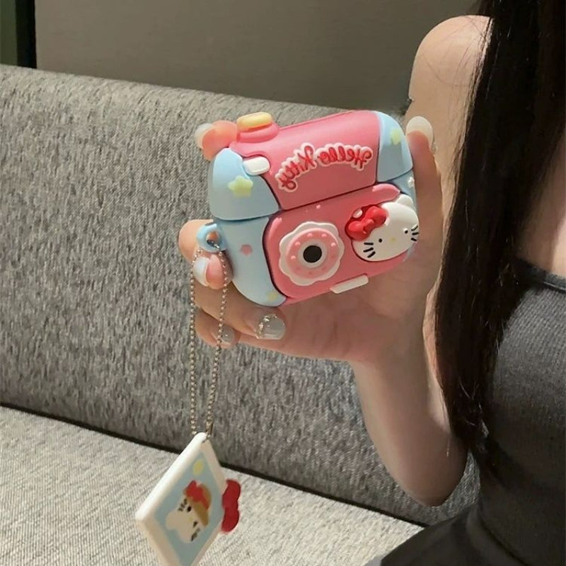 Cartoon Kitty Camera Airpod Case KI650