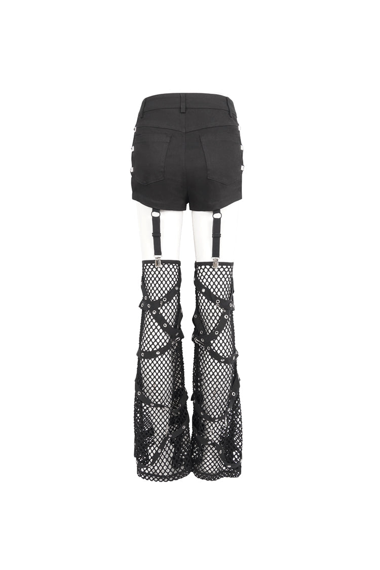 Steampunk Shorts with Side Cutout Design